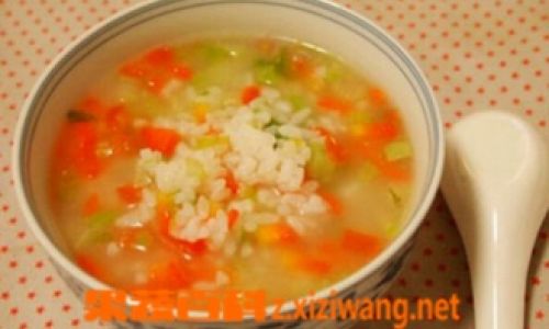 Homestyle Recipe for Nutritious Vegetable Porridge