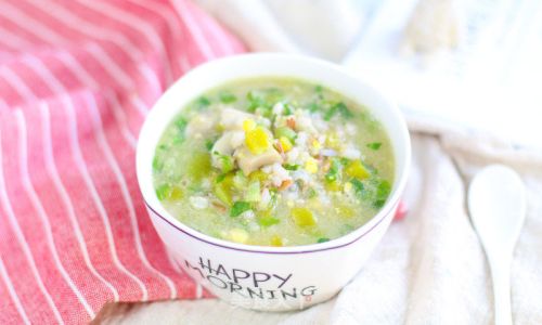 Homestyle Recipe for Nutritious Vegetable Porridge