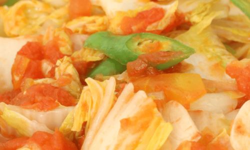 Nutritious and Delicious:A Homemade Recipe for Tomato and Baby Bok Choy