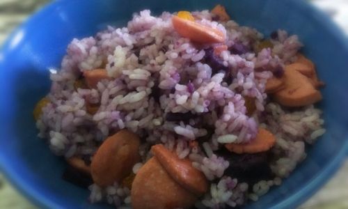 How to Make Delicious Purple Sweet Potato Fried Rice
