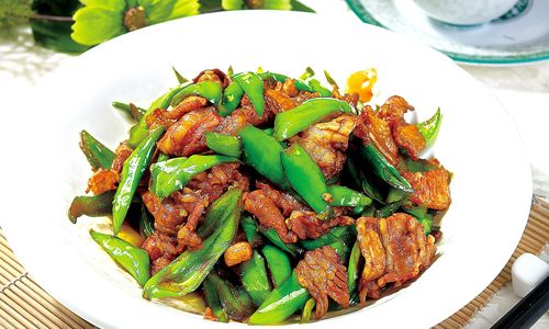 How to Make Wrinkled Skin Pepper Stir-Fry with Pork