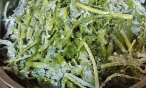 How to Steam Garland Chrysanthemum Greens Tonghao)