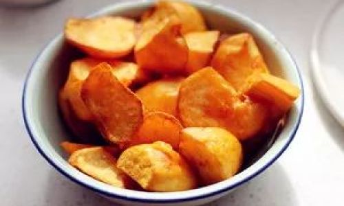 How to Make Delicious Fried Sweet Potato Cubes