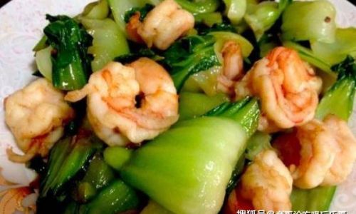 How to Make Stir-Fried Shrimp with Rapeseed Chinese Kale)