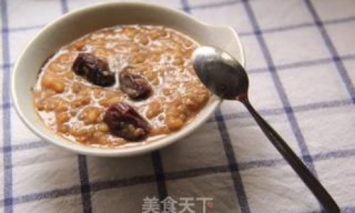 How to Make Ginkgo Biloba,Red Date,and Mung Bean Porridge