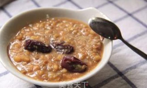 How to Make Ginkgo Biloba,Red Date,and Mung Bean Porridge