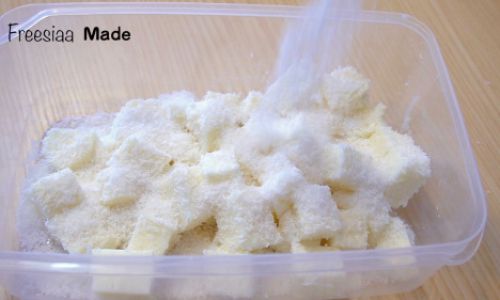 A Homemade Recipe for Coconut Milk Cubes:A Delightful Dessert Treat