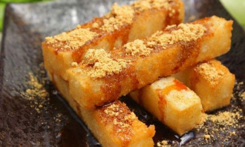 How to Make Crispy Fried Glutinous Rice Cake Ziba)