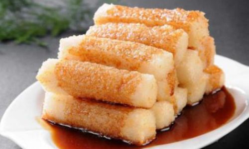 How to Make Crispy Fried Glutinous Rice Cake Ziba)