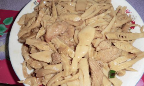 How to Cook Sliced Pork with Winter Bamboo Shoots