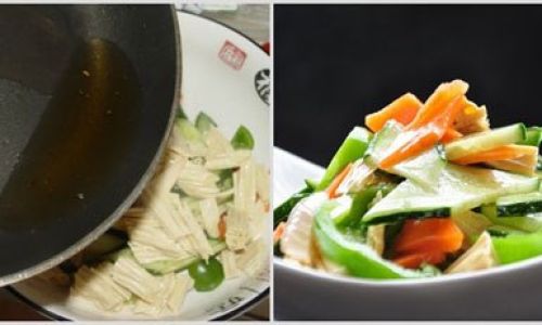 How to Make Spicy and Tangy Tofu Skin Salad