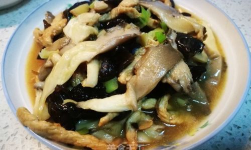 Mastering the Art of Mushroom and Wood Ear Fungus Stir-Fry with Pork