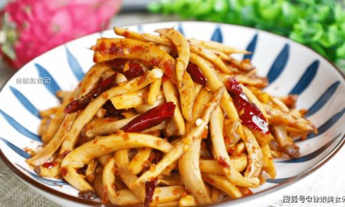 How to Make Spicy and Refreshing Cold-Eaten Eringi Mushrooms