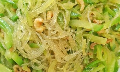 How to Make Green Radish Shreds with Vermicelli Noodles