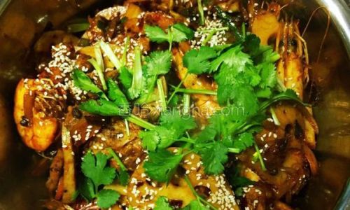 A Culinary Delight:Crafting the Perfect Lamb Chop and Dried Shrimp Dry Pot Recipe