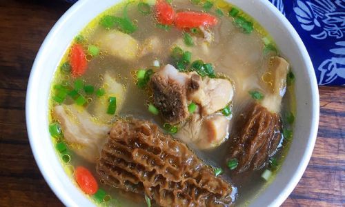 A Homestyle Recipe for Morel Mushroom and Chicken Soup