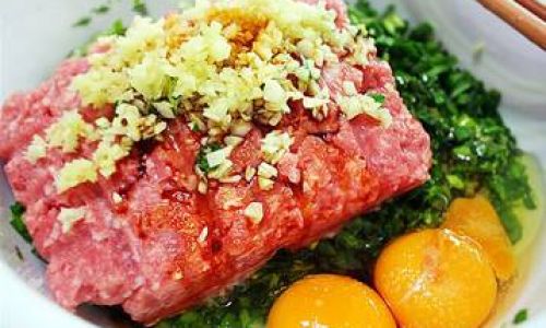 How to Make Leek and Pork Lard Dumpling Filling