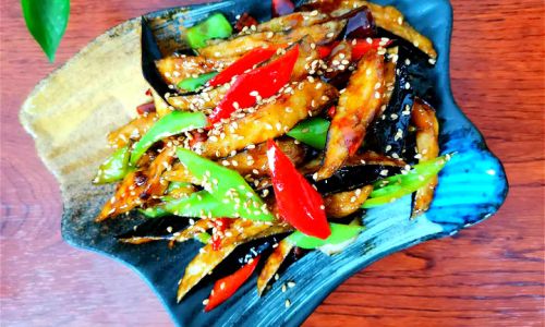 How to Make Delicious Sauce-Flavored Eggplant