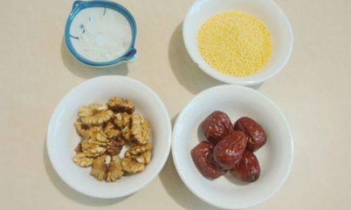 How to Make a Nourishing Red Date,Walnut,and Millet Porridge