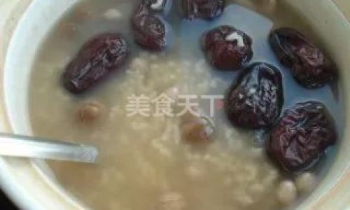 How to Make Black Bean,Jujube,and Longan Porridge