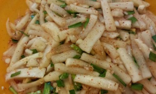 Mastering the Art of Pickling Daikon Radish Strips