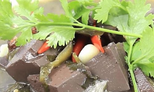 An Exploration of Duck Blood Dishes:Traditional and Innovative Cooking Methods