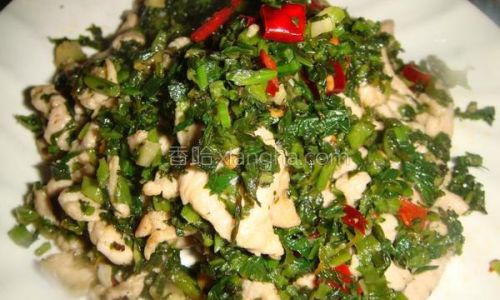 How to Make Pork Shreds Stir-Fried with Potherb Mustard
