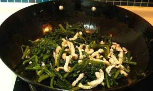 How to Make Pork Shreds Stir-Fried with Potherb Mustard
