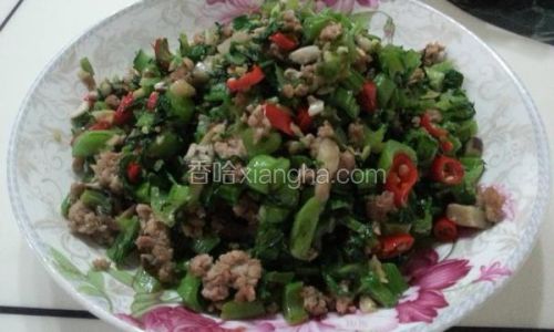 How to Make Pork Shreds Stir-Fried with Potherb Mustard