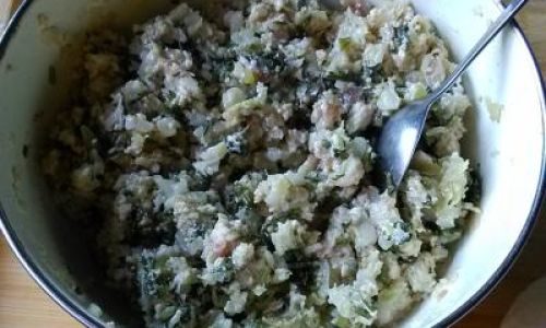 How to Make Snow Pea Potherb Mustard)Bun Filling