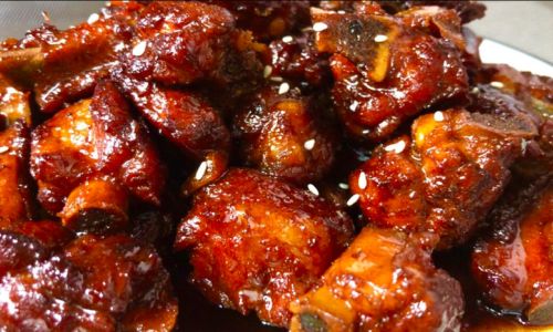 Healthier Sweet and Sour Pork Ribs:A Delicious Oil-Free Recipe for Guilt-Free Indulgence