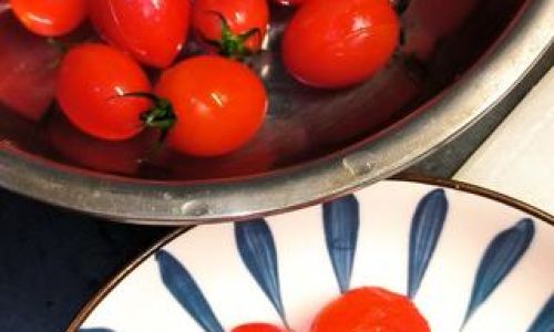 Chilled Elegance:Mastering the Art of Ice-Cold Lychee-Infused Cherry Tomatoes