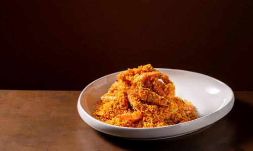 Aromatic Crispy Shrimp with Garlic Breadcrumbs:A Homemade Twist on Classic Bistro Flavors