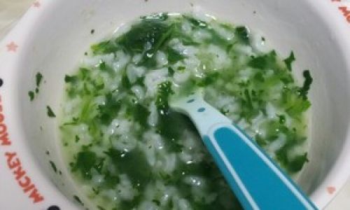 A Nutritious and Gentle Introduction to Solids:Mastering the Art of Making Baby Spinach Porridge