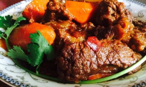 Homemade Braised Beef Brisket with Mint and Thai Chili:A Flavorful Fusion Recipe