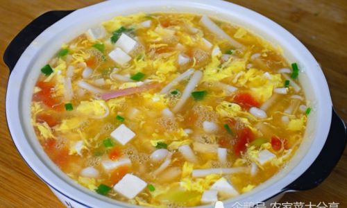 How to Make a Delicious Seafood Mushroom and Tofu Soup
