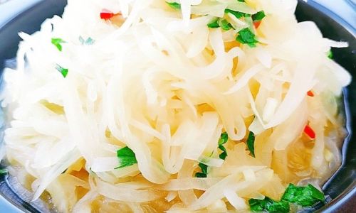 Mastering the Art of Stir-Frying White Radish Shreds