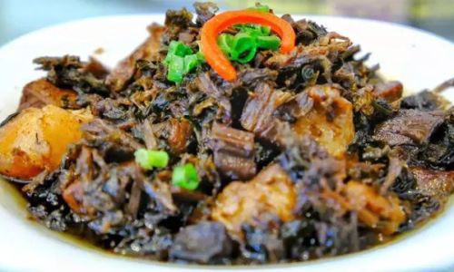 How to Make Dried Plum-like Vegetables Mei Gan Cai)