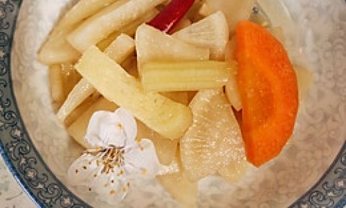Mastering the Art of Pickling Daikon Radish Strips
