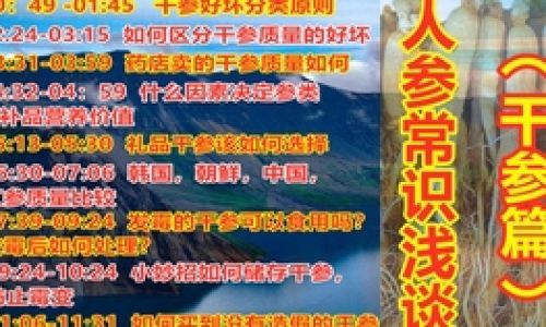 How to Discern Fresh Ginseng and Dried Ginseng:A Comprehensive Guide