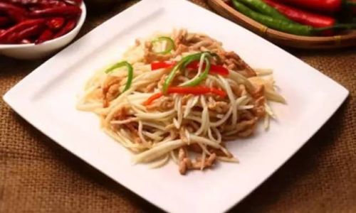 A Culinary Delight:The Recipe for Pork Shreds Stir-Fried with Oily Tofu Skin